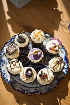 Original sweets in a box 3221. Stock Photos
