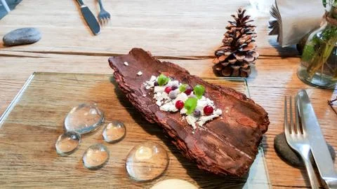 Original table setting. 库存照片