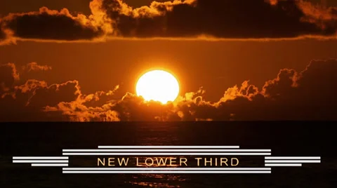 Original Trims For Titles Stock After Effects