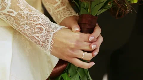 Original wedding bouquet Stock-Footage 12290256