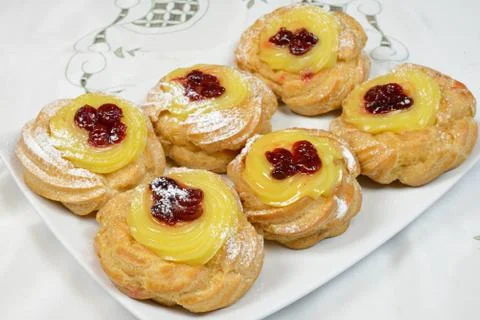 Original zeppole Foto stock