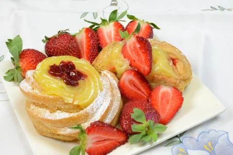 Original zeppole Stock Photos