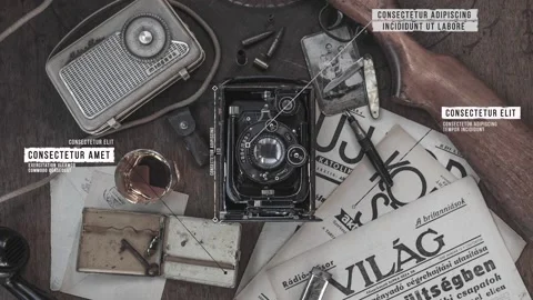 OriginalCallOut Titles 스톡 After Effects