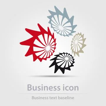 Originally designed vector  color business icon Illustrazione stock