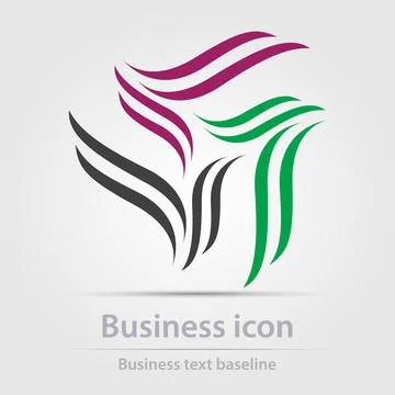 Originally designed vector  color business icon Stock Illustration