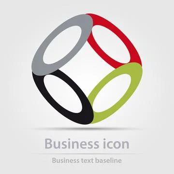 Originally designed vector  color business icon Stock Illustration