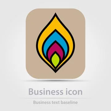 Originally designed vector  color business icon Stock Illustration