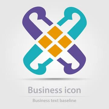 Originally designed vector  color business icon Stock Illustration