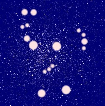 Orion Constellation Stock Illustration