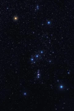 Orion constellation Stock Photos
