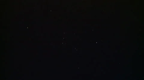 Orion constellation in the sky 스톡 동영상 55300582