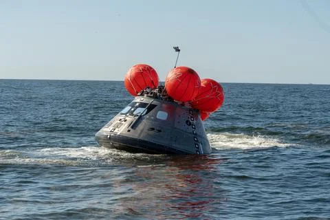 The Orion Crew Module Uprighting System (CMUS) and Neutral Stock Photos