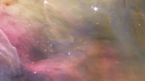 Orion Nebula, HST view Stock Footage 11628767