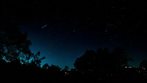 Orion Setting in Spectacular Star-Scape Time Lapse Stock Footage 279035085