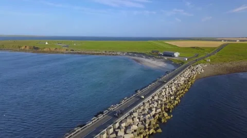 Orkney bridge Stock Footage 219809571
