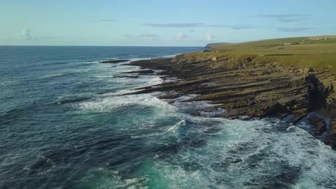 Orkney coast Stock Footage 219808910