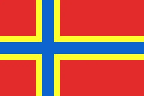 Orkney - flag Stock Illustration