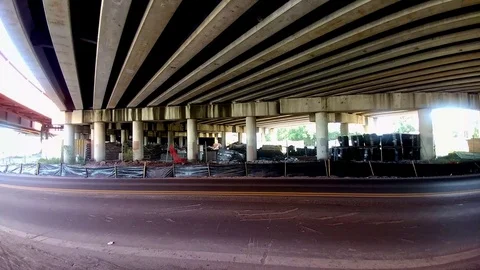 Orlando I-4 Construction 01 Stock Footage 97202413