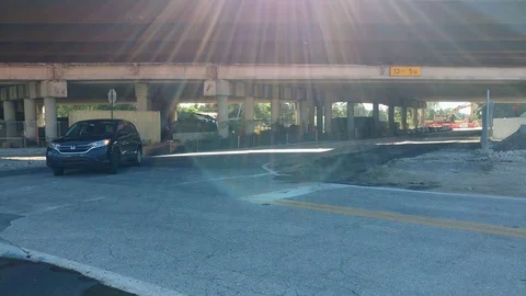 Orlando I-4 Construction 05 Stock Footage 97202372