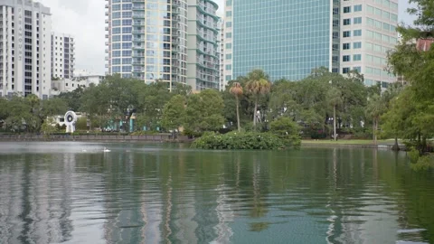 Orlando Lake Eola 9 Stock Footage 276996521