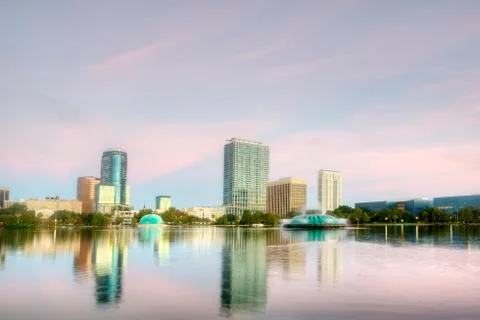 Orlando at Lake Eola Stock Photos