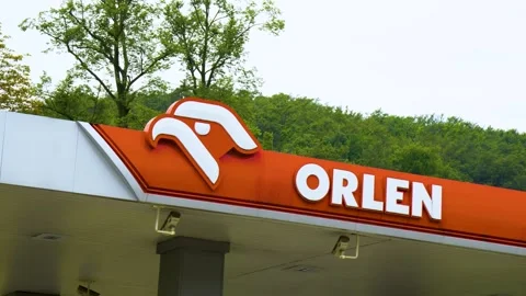 Orlen S.A. gas station Stock Footage 280916055