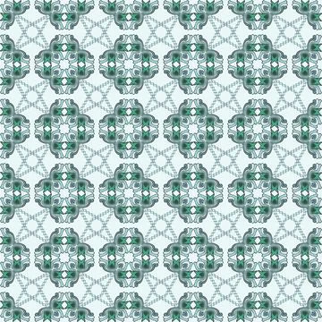 Ornament and star Stock Illustration