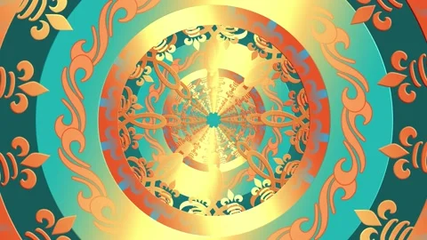 Ornament BG 4K Video stock 100706636