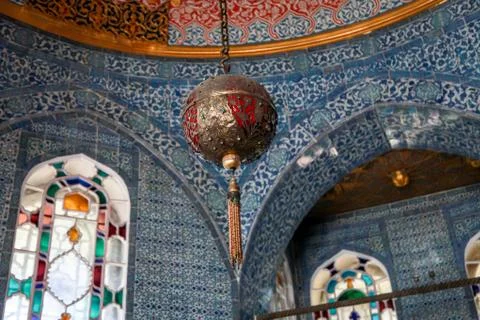 Ornament on the ceiling Stock Photos