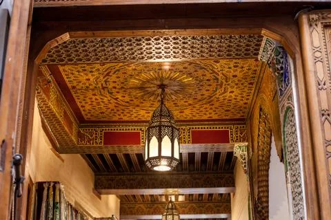 Ornament on the ceiling Stock Photos