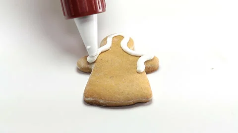 Ornament child gingerbread Stock Footage 36003559