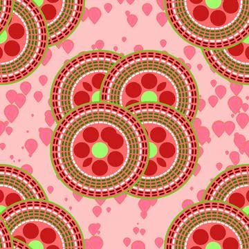 Ornament circles Stock Illustration