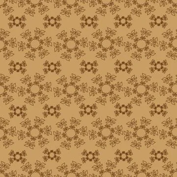 Ornament from the circular patterns Stock Illustration