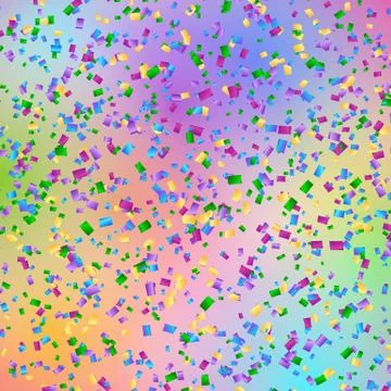 Ornament confetti particles Stock Illustration