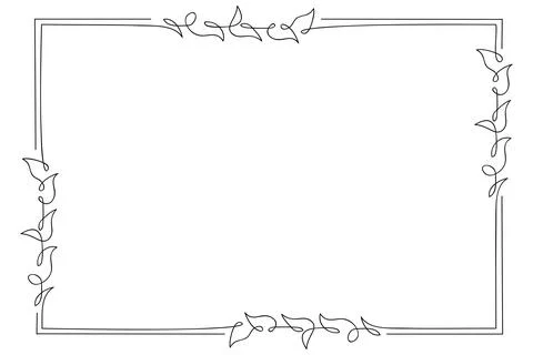 Ornament decorative elegance artwork rectangle wedding style.Vector illustr.. Stock Illustration