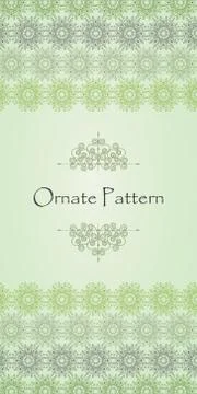 Ornament design from linear elements. Stock Illustration