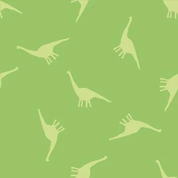Ornament with dinosaurs Stock Illustration