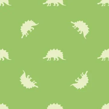 Ornament with dinosaurs Stock Illustration