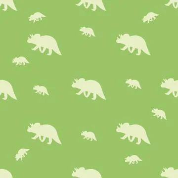 Ornament with dinosaurs Stock Illustration