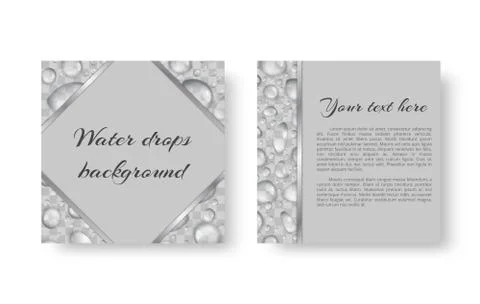 Ornament with droplets Stock Illustration