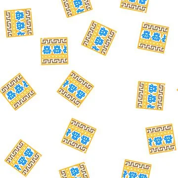Ornament egypt vector seamless pattern Stock Illustration