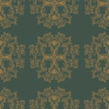 Ornament, ethno, Indian seamless pattern. Stock Illustration