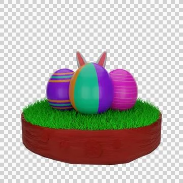 Ornament event easter day Stock Illustration