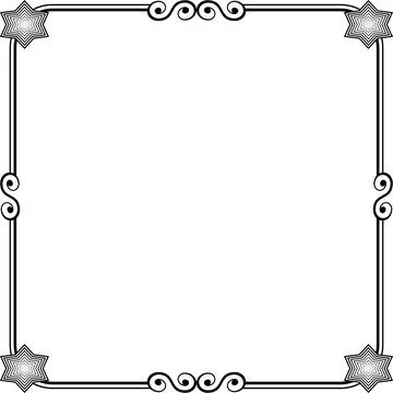 Ornament frames Illustrazione stock