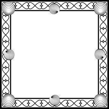 Ornament frames Stock Illustration