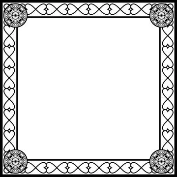 Ornament frames Stock Illustration