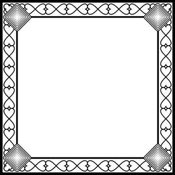 Ornament frames 스톡 일러스트