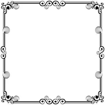 Ornament frames Illustrazione stock
