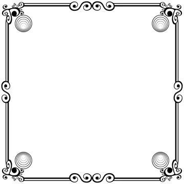 Ornament frames 스톡 일러스트
