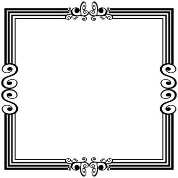 Ornament frames 스톡 일러스트